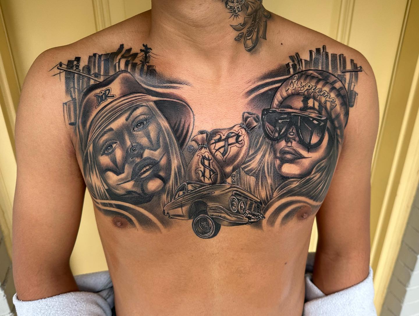 Tattoo by @allbluehundreds — realism, black_and_grey
