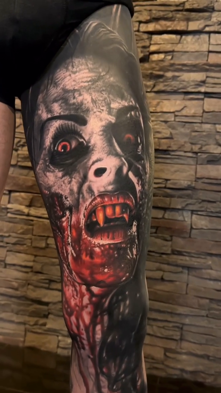 Tattoo by @estebanceron_art — realism, dark_realism