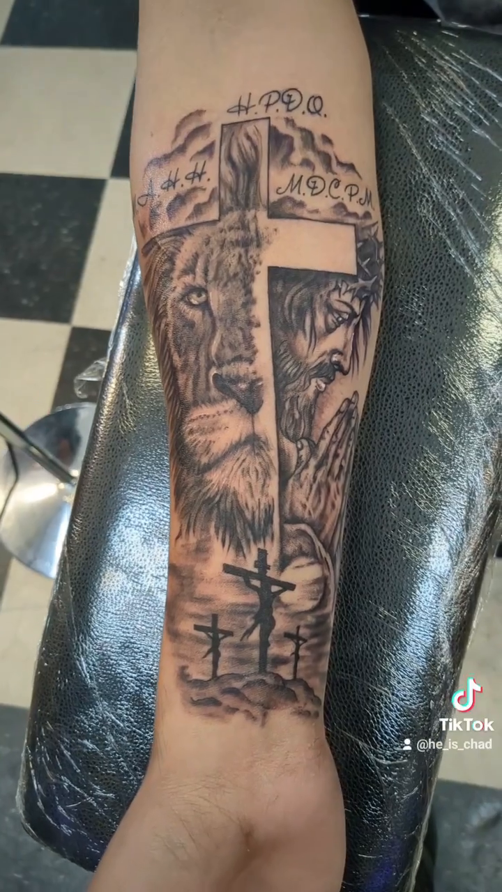 Tattoo by @hearthcreativestudios — realism, black_and_grey