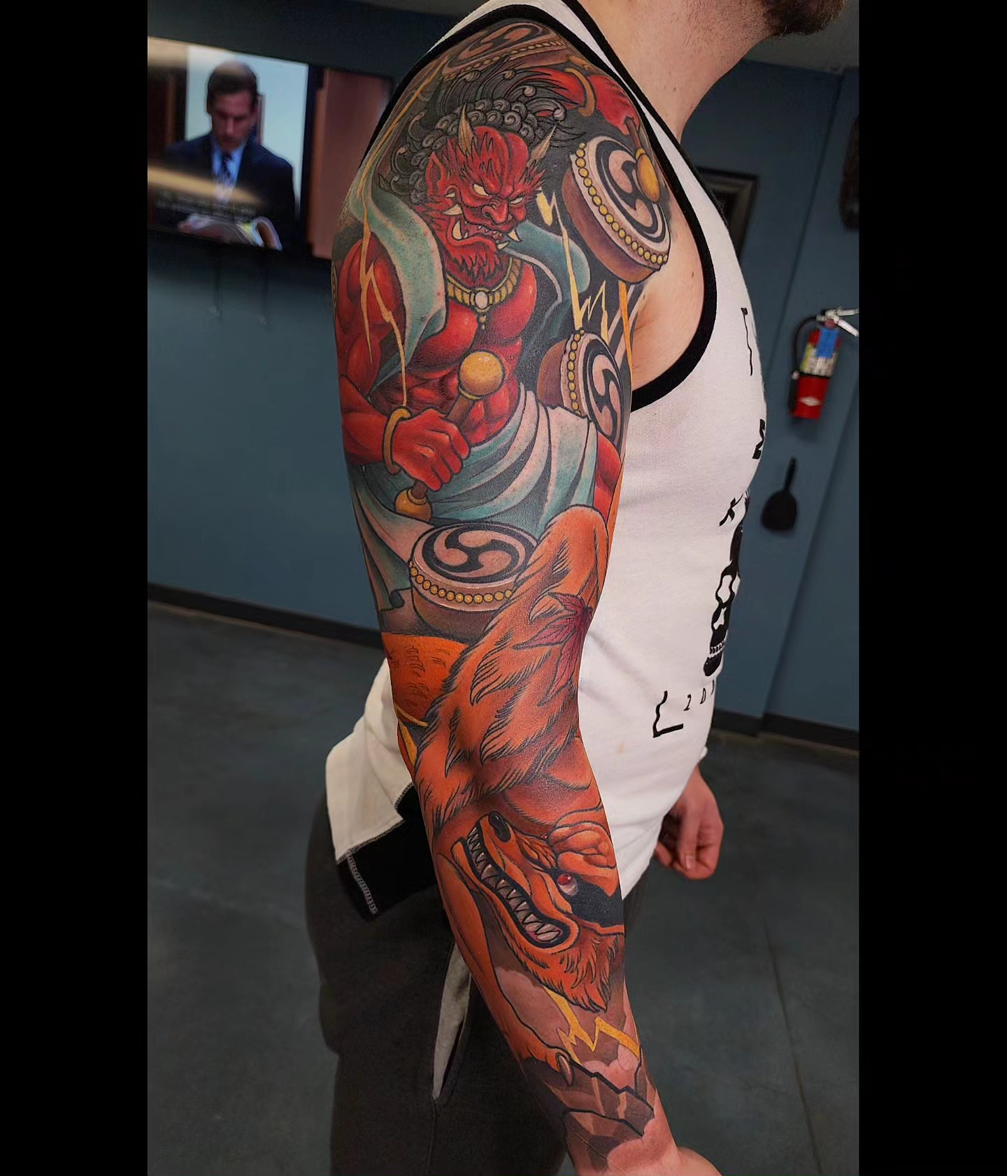 Tattoo by @joannanguyenart — american_traditional, dotwork