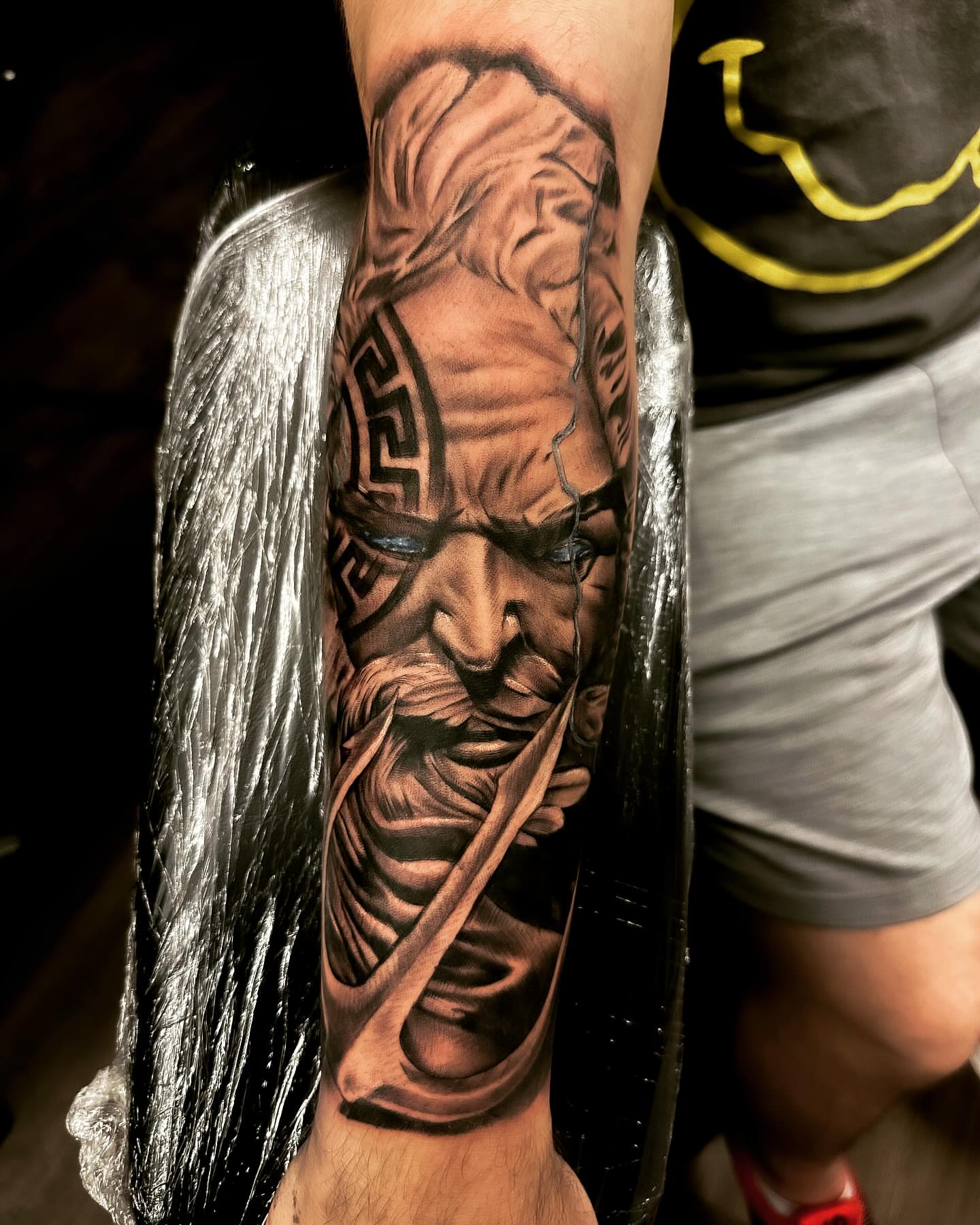 Tattoo by @guzman_tattoo_ — realism, black_and_grey