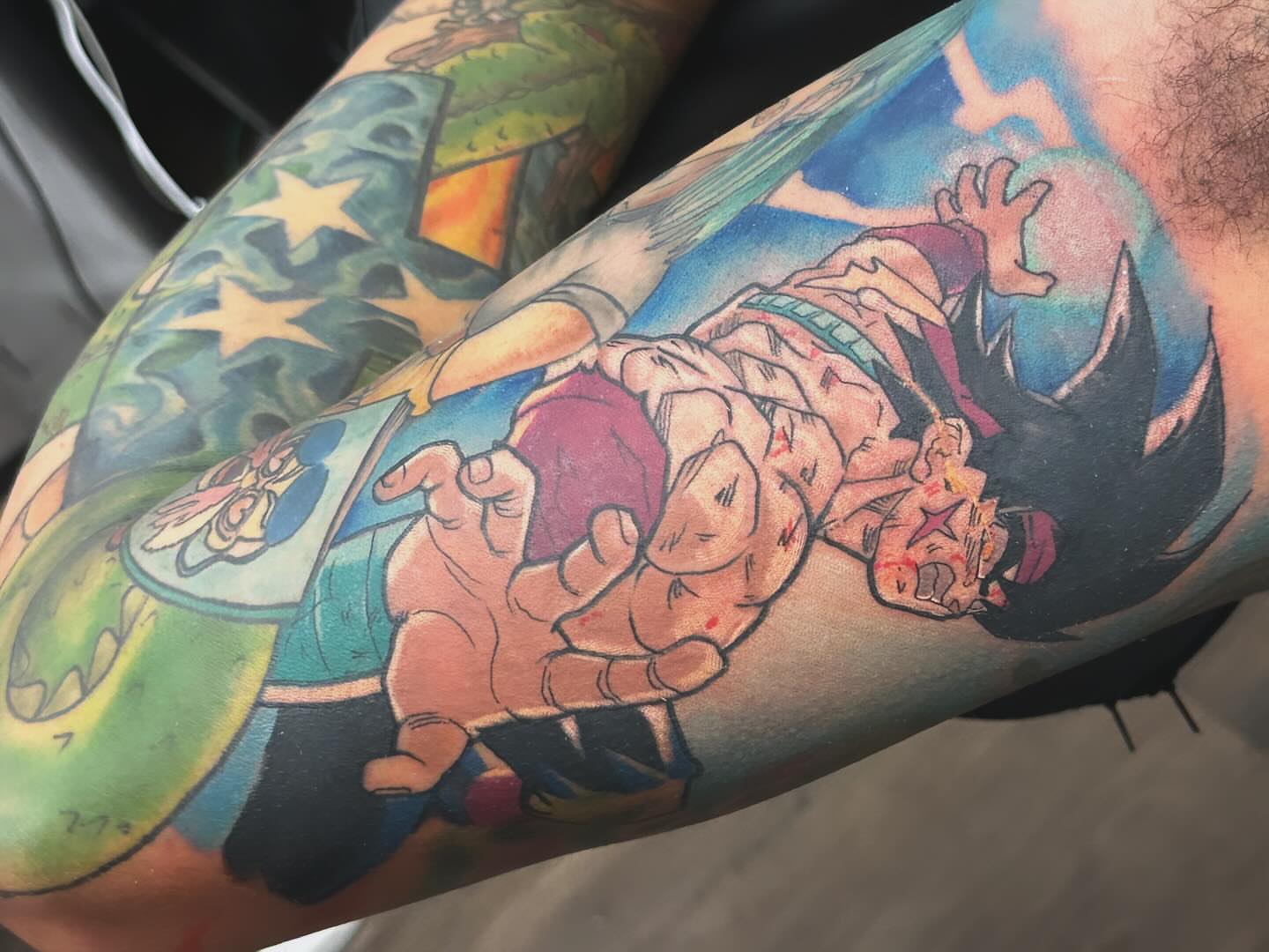 Tattoo by @guzman_tattoo_ — anime