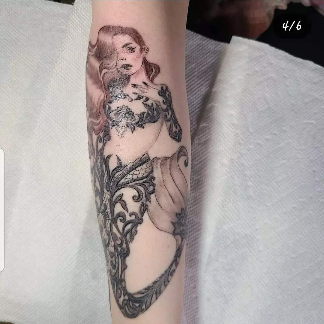 Tattoo by @tattoos.by.miguelc — black_and_grey, ornamental