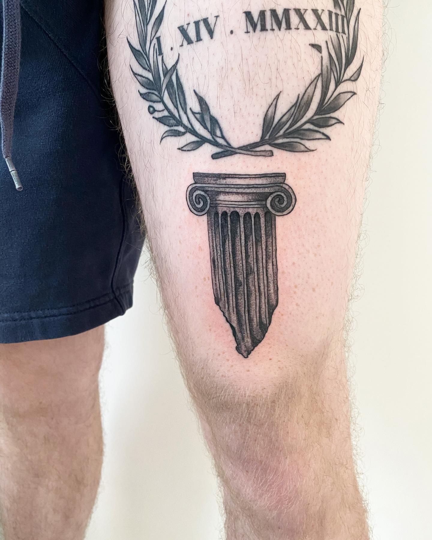 Tattoo by @ireland_tattoo — black_and_grey