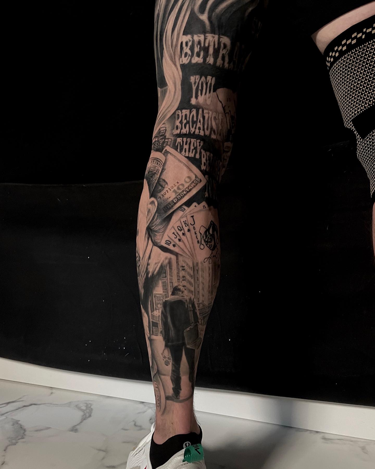Tattoo by @jaredtattoo — realism, black_and_grey
