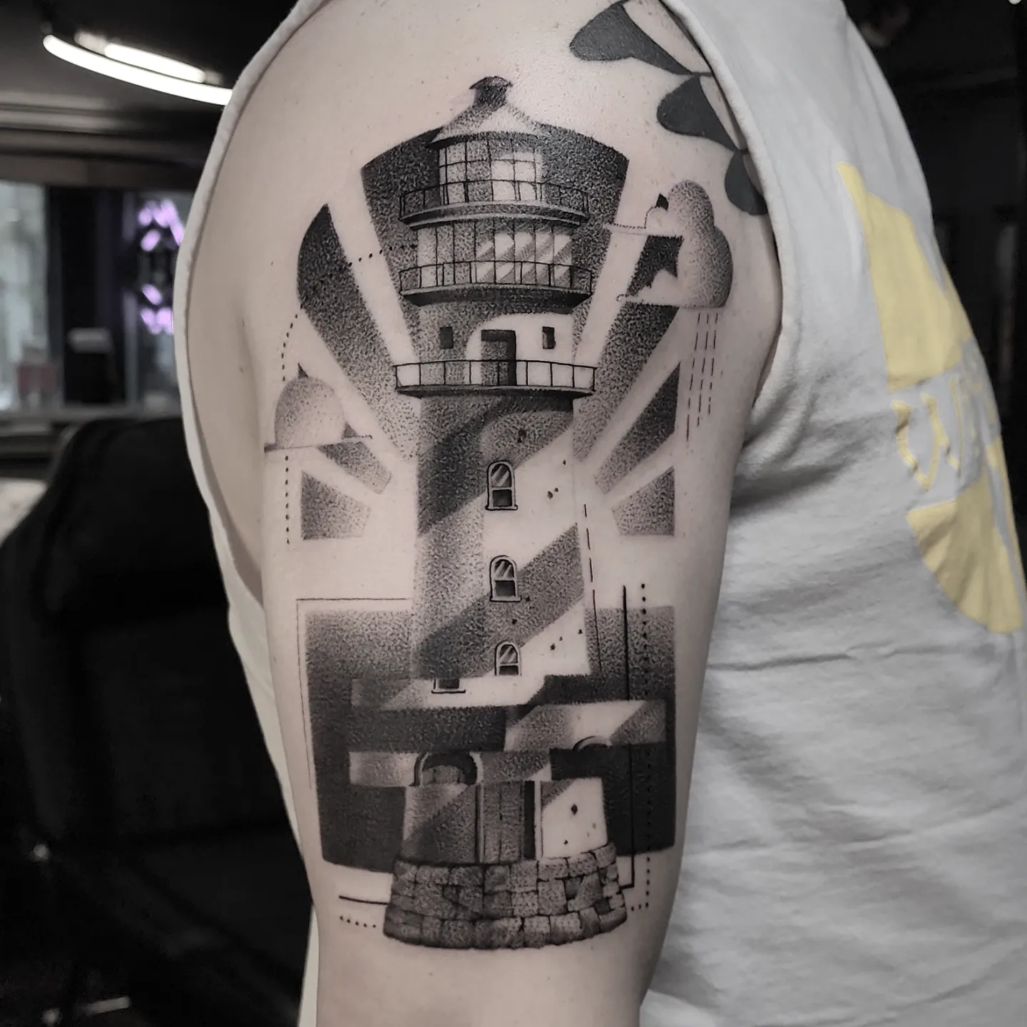 Tattoo by @daniryantattoos — dotwork