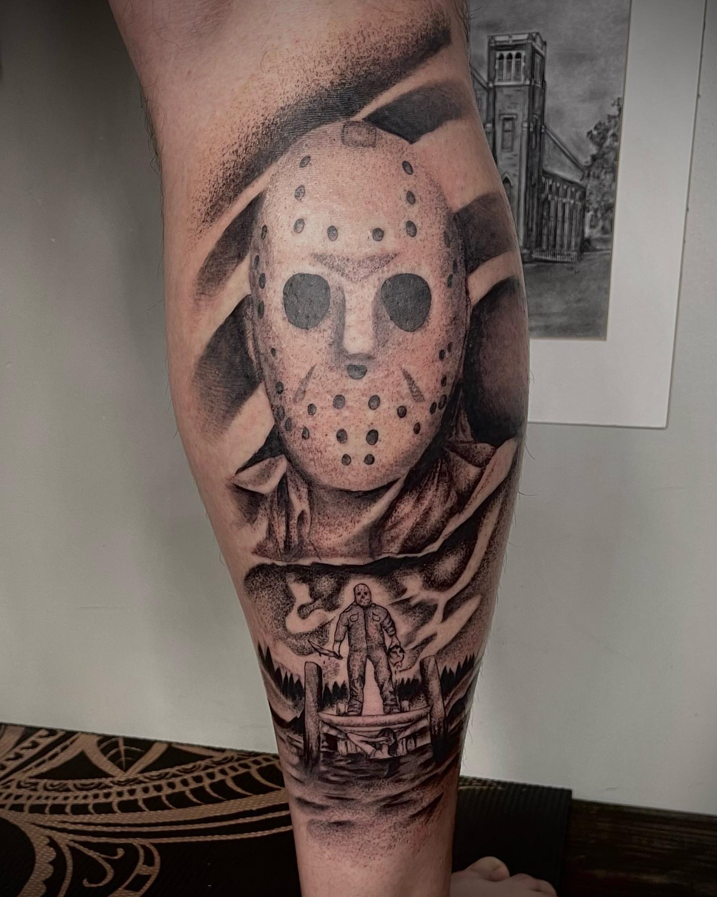Tattoo by @lildebbie214 — dotwork, realism