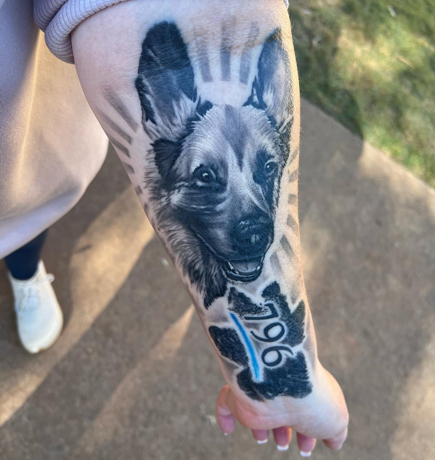 Tattoo by @chriscooperink — realism, black_and_grey