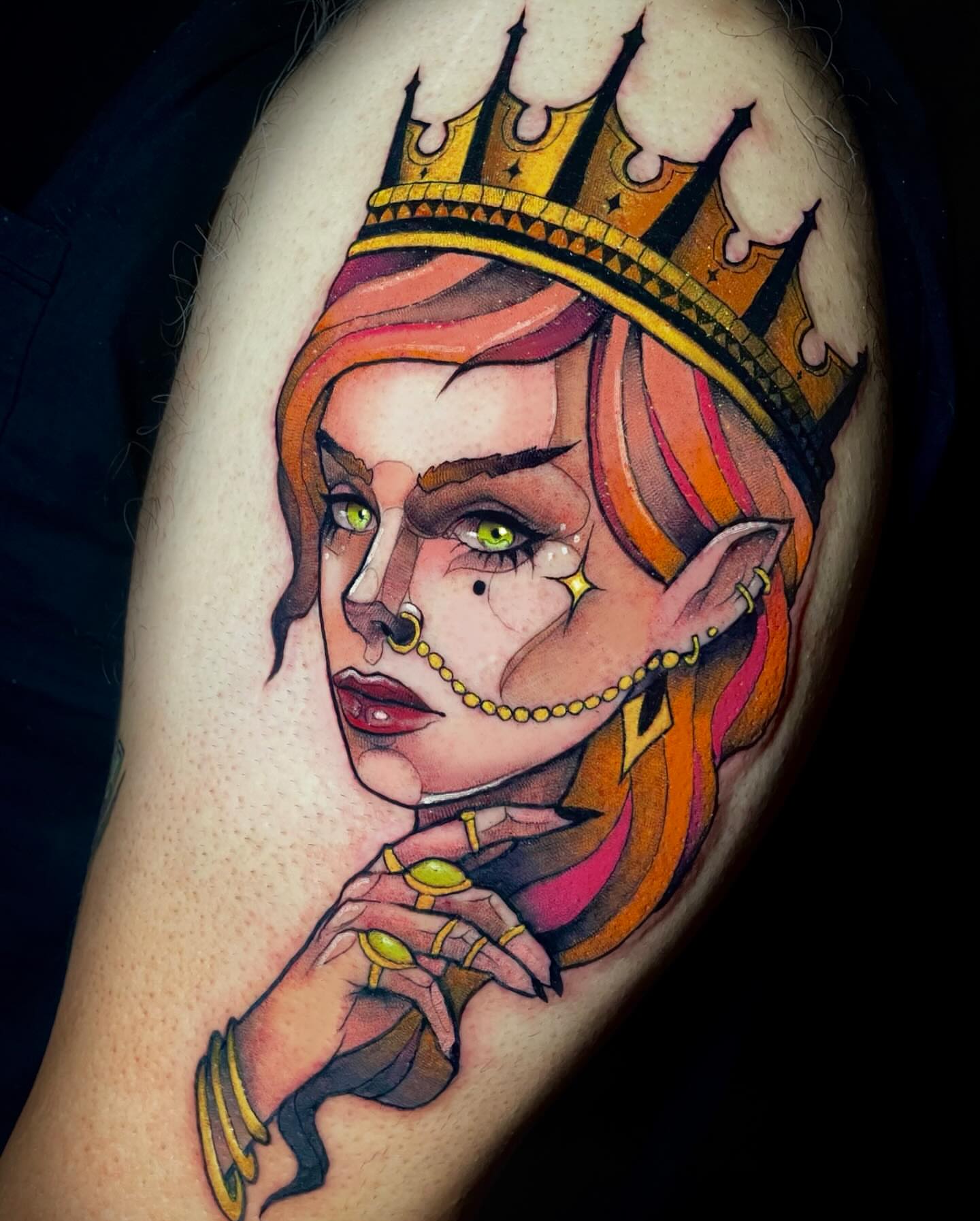 Tattoo by @zenfullart β realism, dotwork