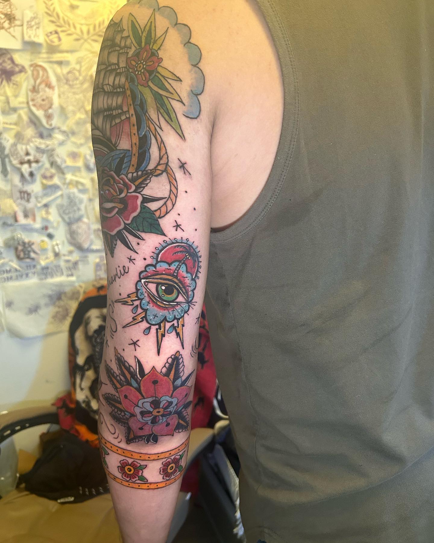 Tattoo by @sagittarius_tattoohk β american_traditional, neo_traditional