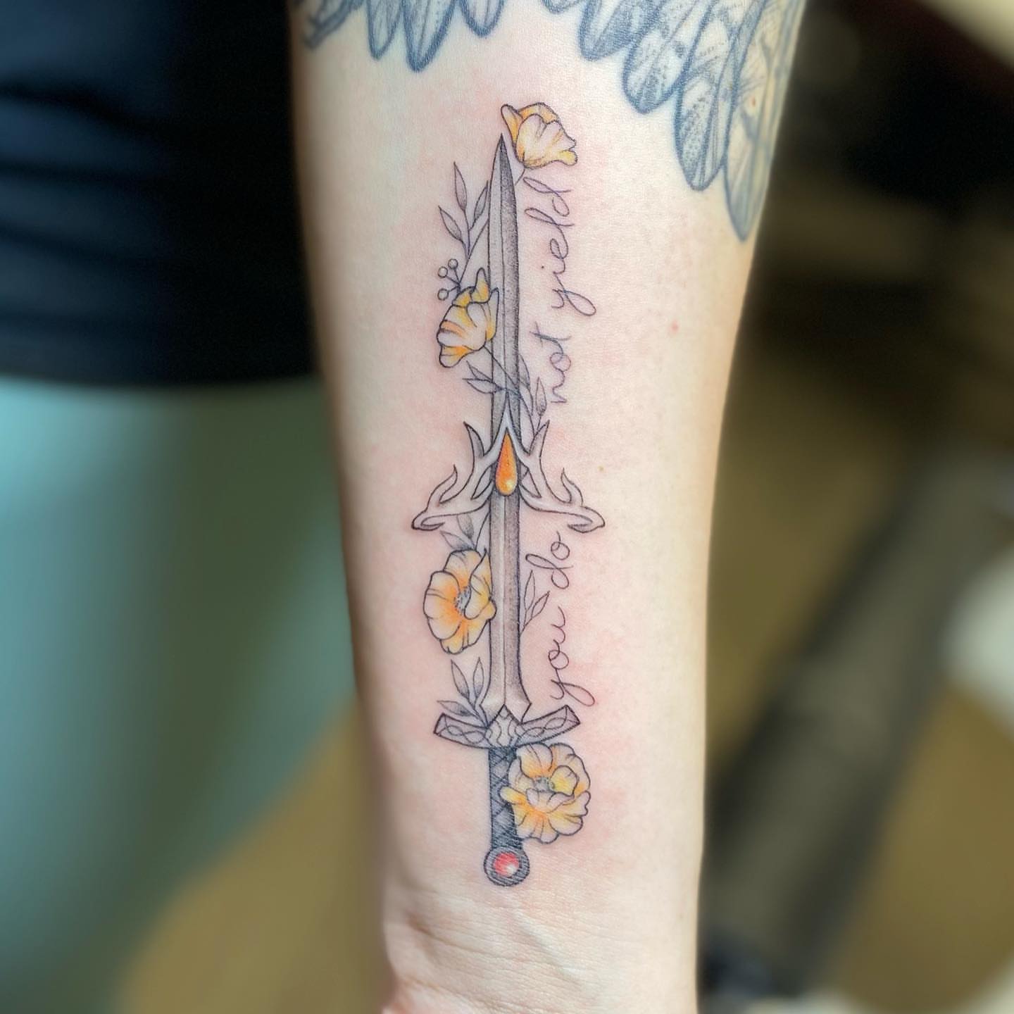 Tattoo by @alleybangarang — neo_traditional, dotwork