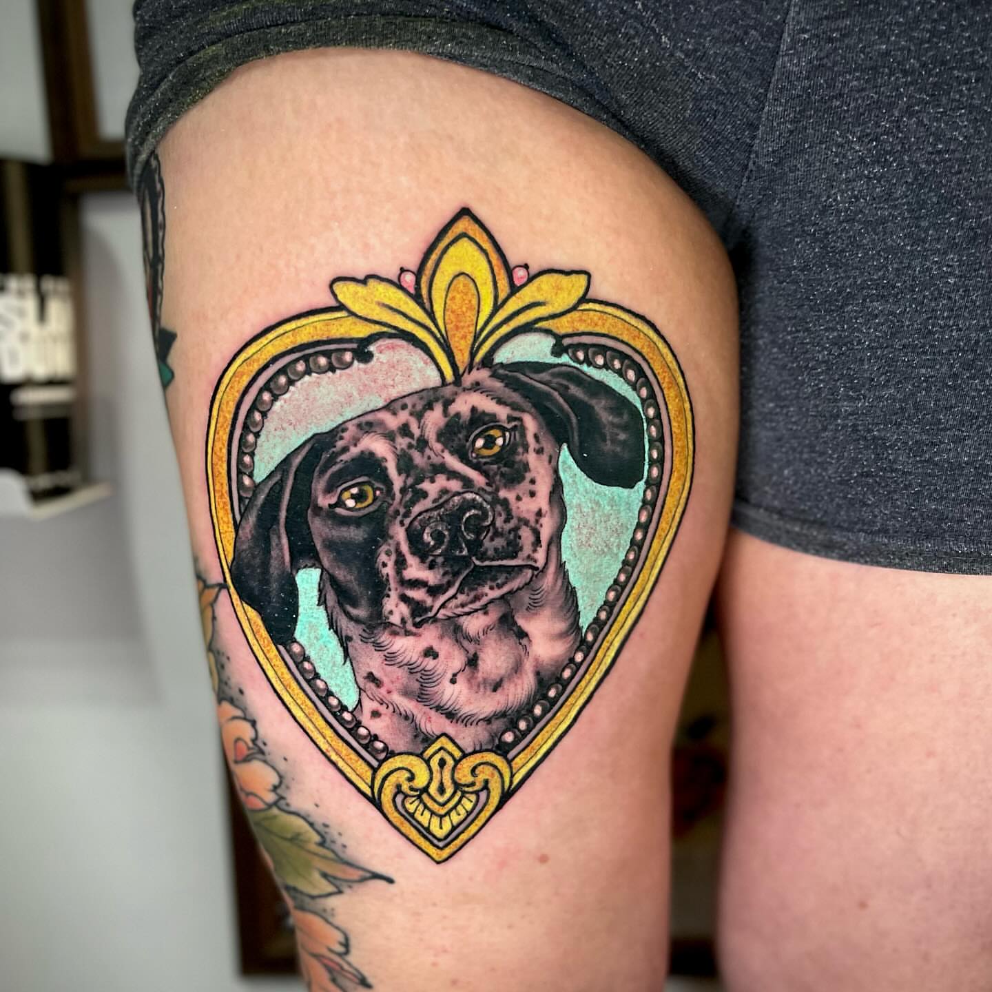 Tattoo by @jacoabarca — realism, dotwork