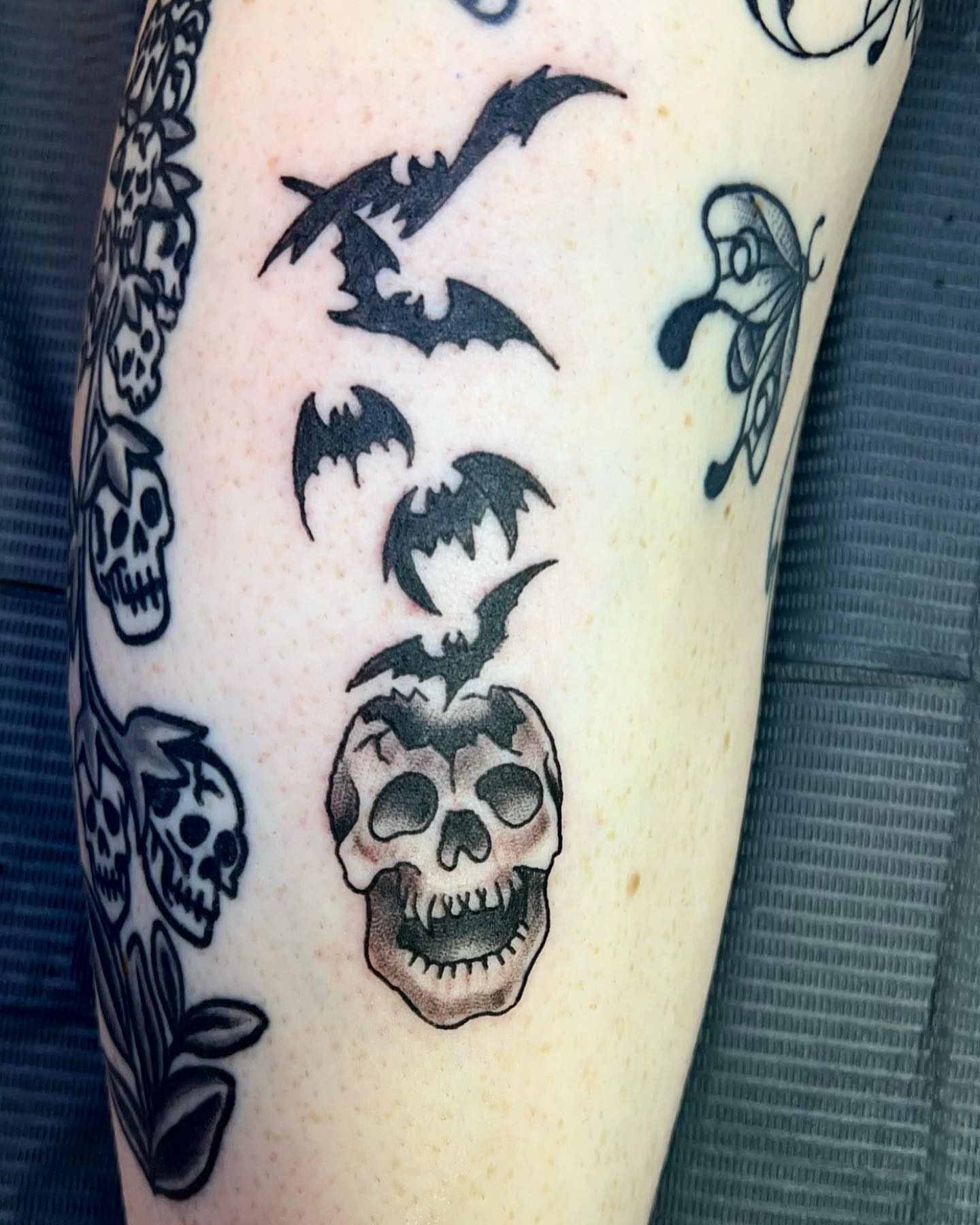 Tattoo by @jeffobrientattoos — black_and_grey