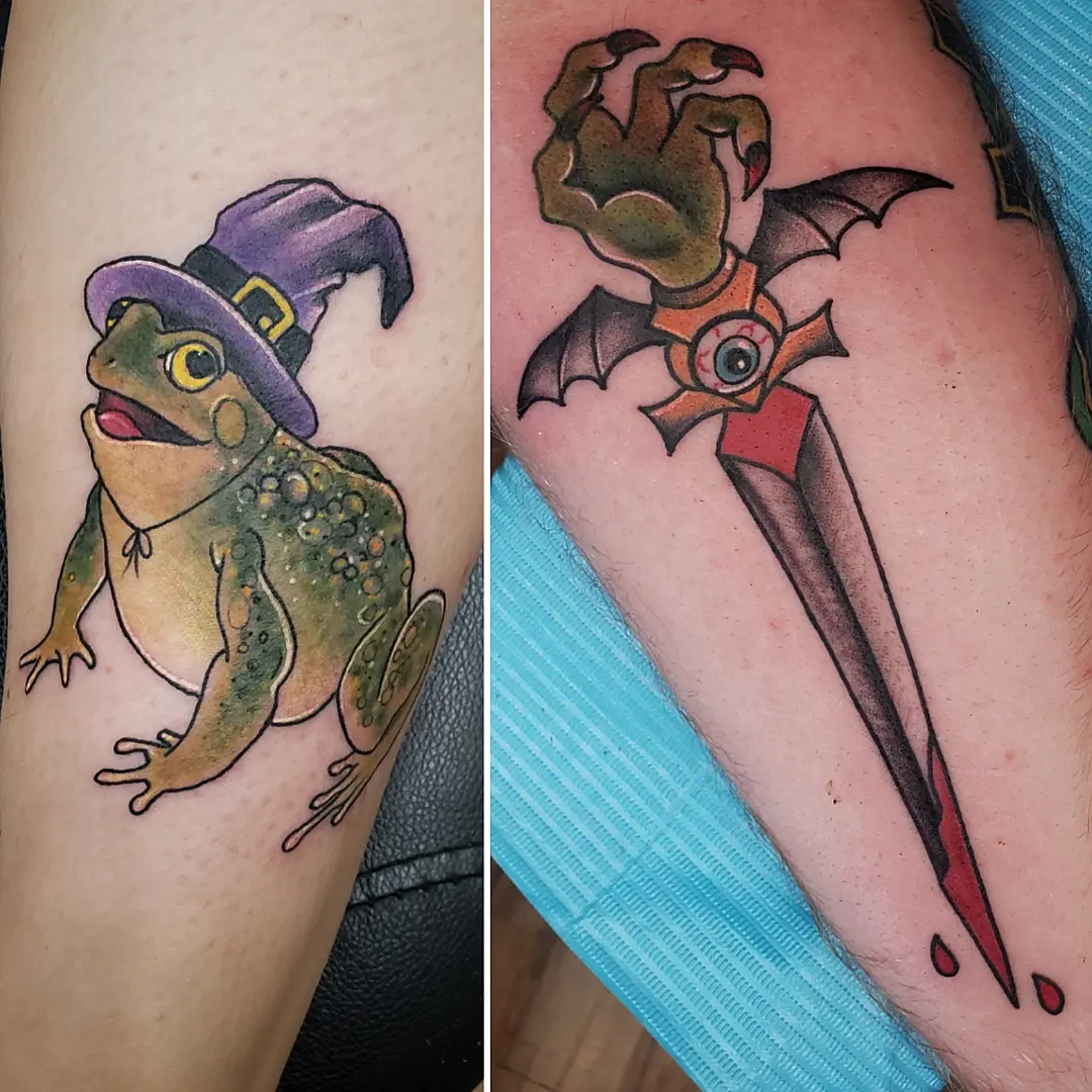 Tattoo by @haleygunz — watercolor