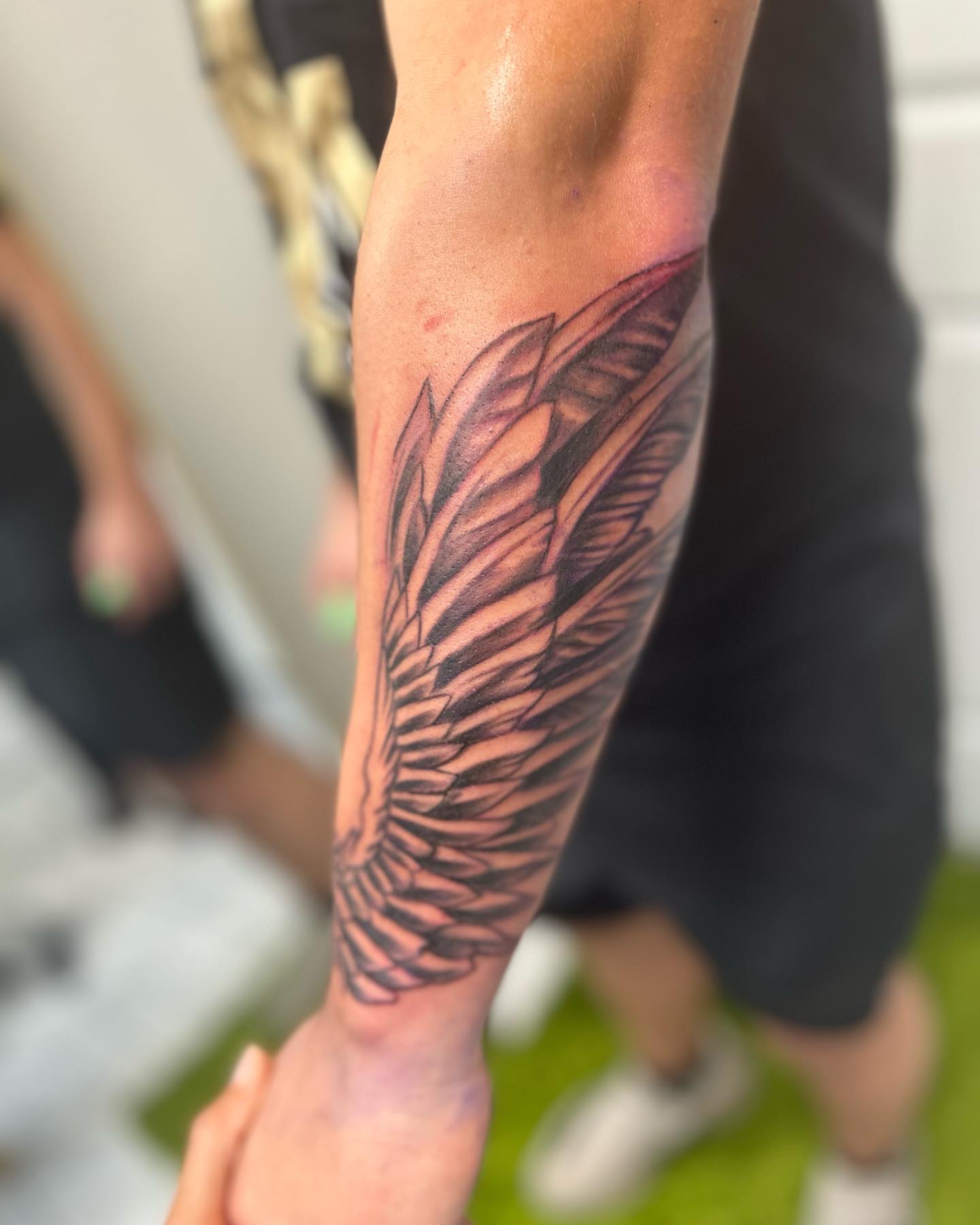 Tattoo by @artbychrisclark — black_and_grey