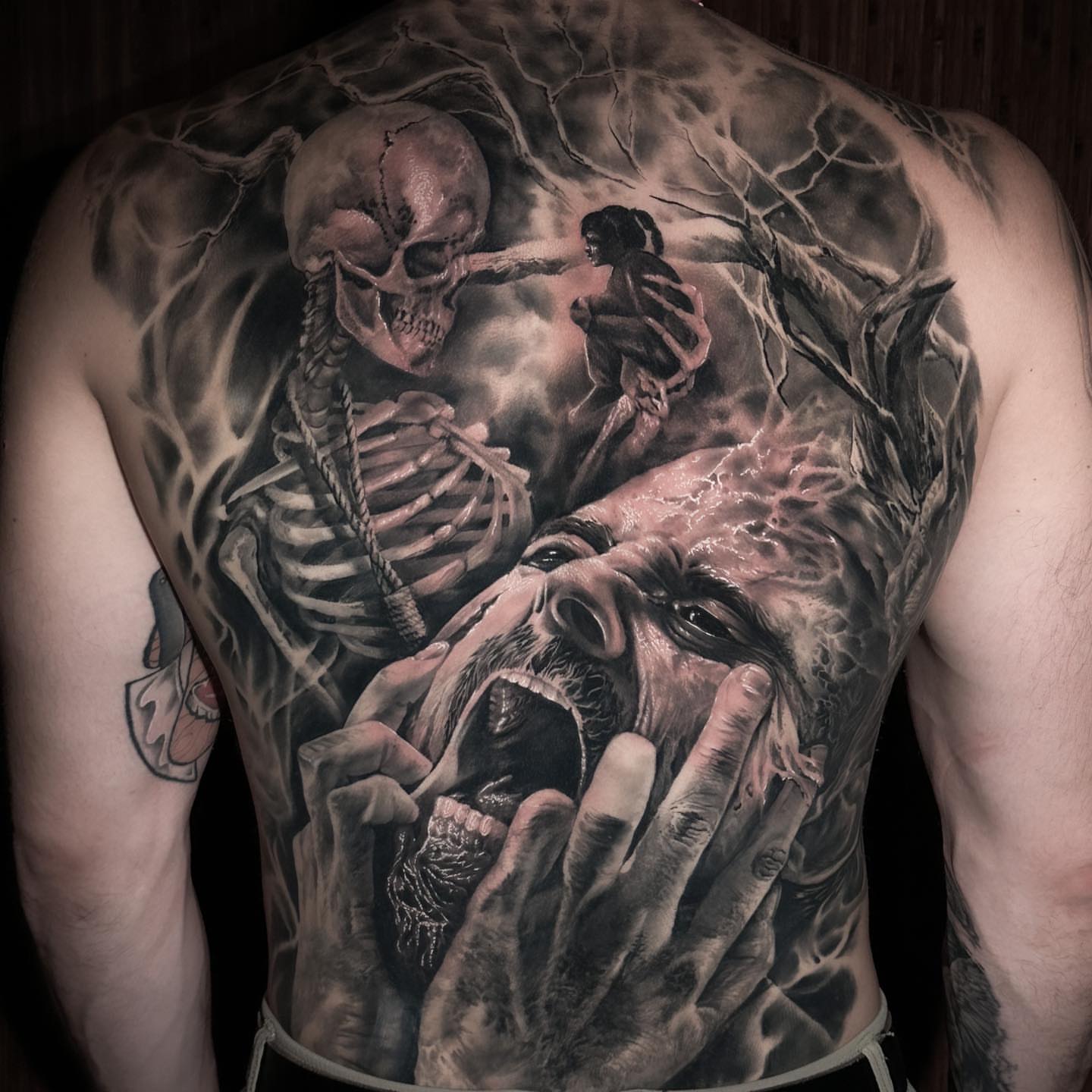 Tattoo by @mike.fd.tattoos — realism, dark_realism