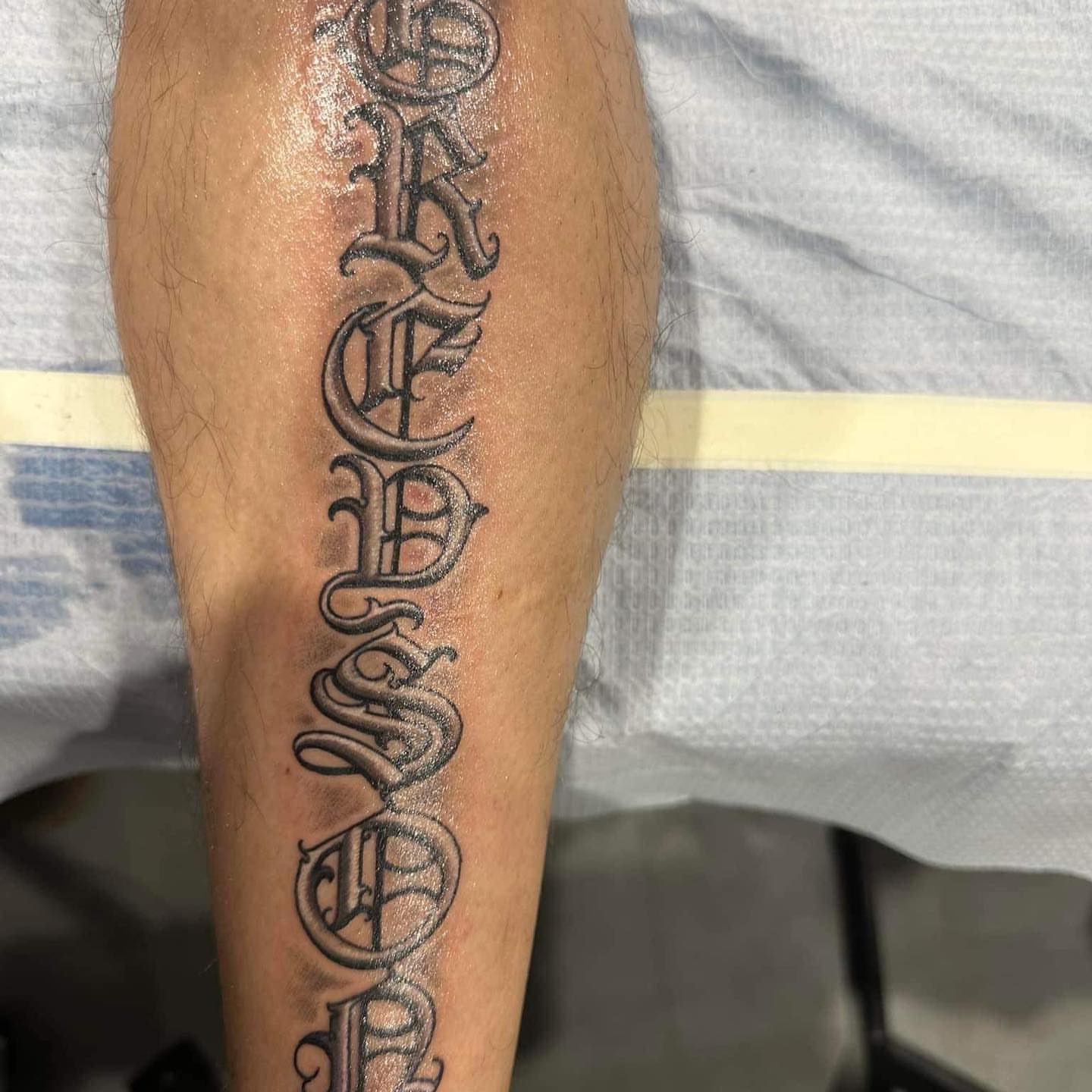Tattoo by @needletherapytattooandpiercing — lettering_script