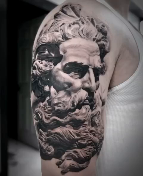 Tattoo by @m.bakerink — realism, black_and_grey