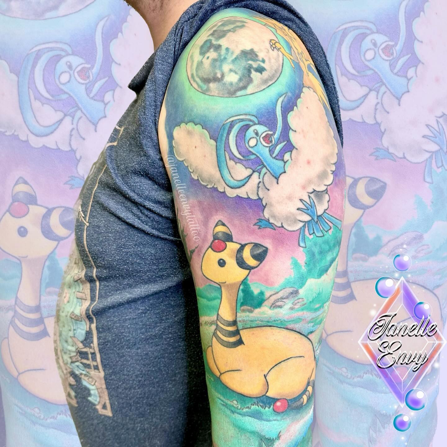 Tattoo by @janelleenvytattoo — new_school