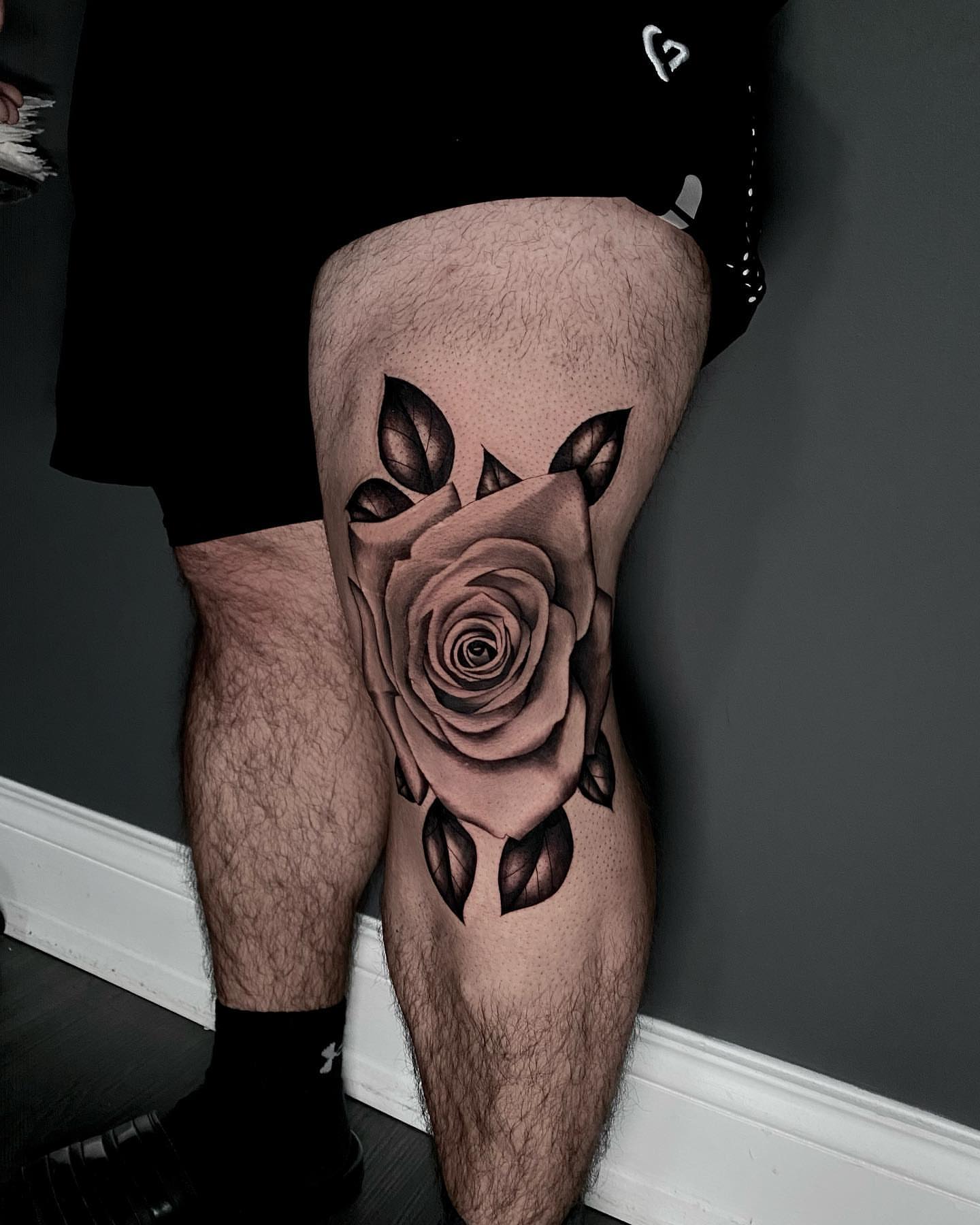 Tattoo by @beckyleetattoos — black_and_grey