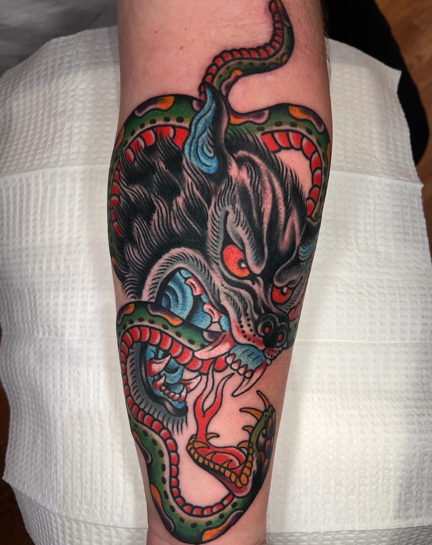 Tattoo by @dustinf_tattoo — american_traditional