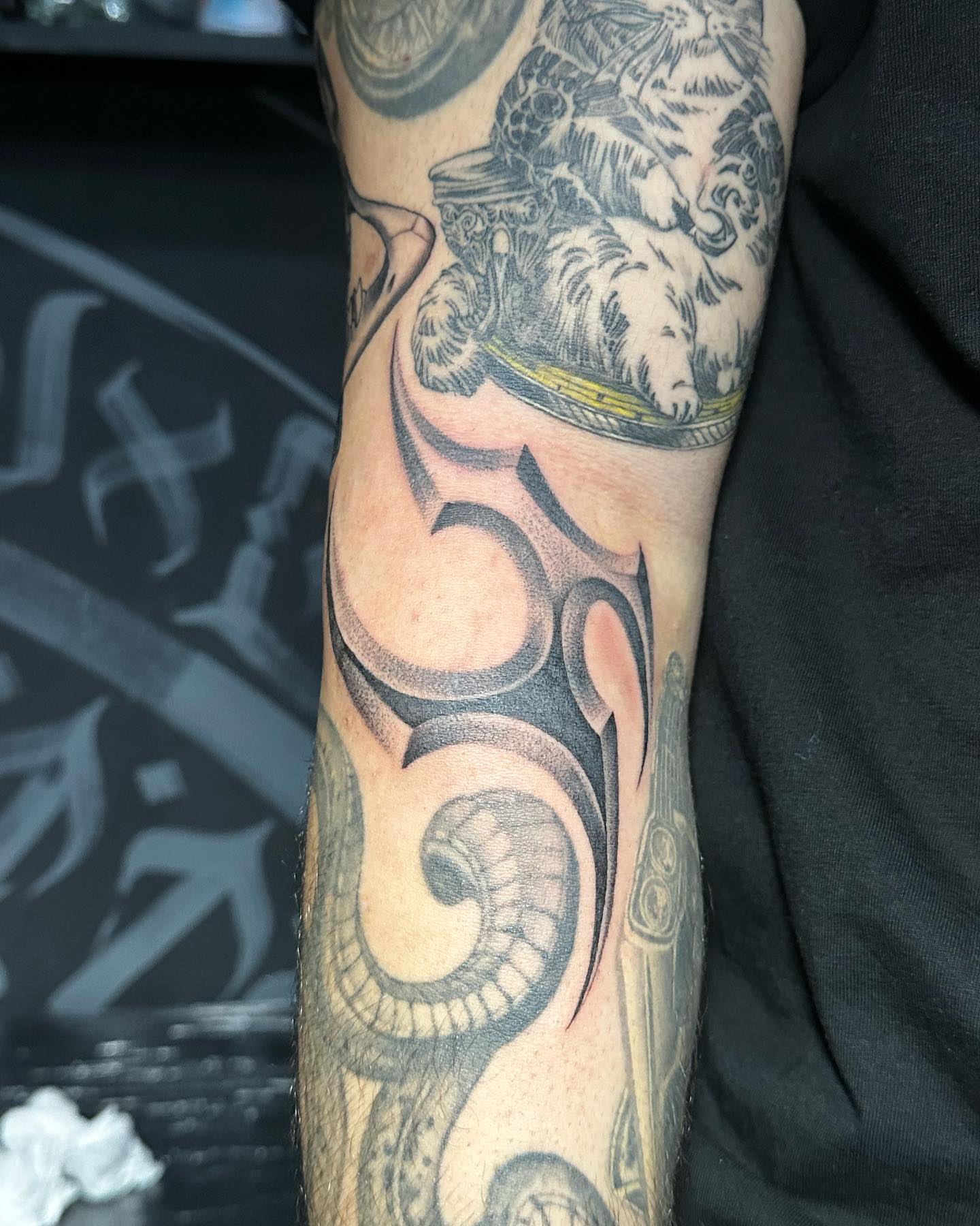 Tattoo by @kamil_inki β black_and_grey, tribal