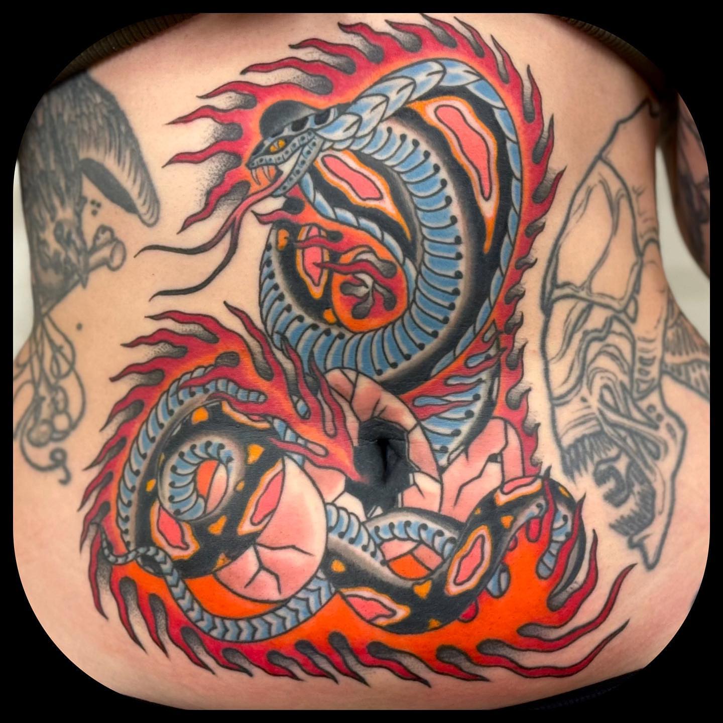 Tattoo by @ben_cheesewht โ american_traditional, neo_traditional