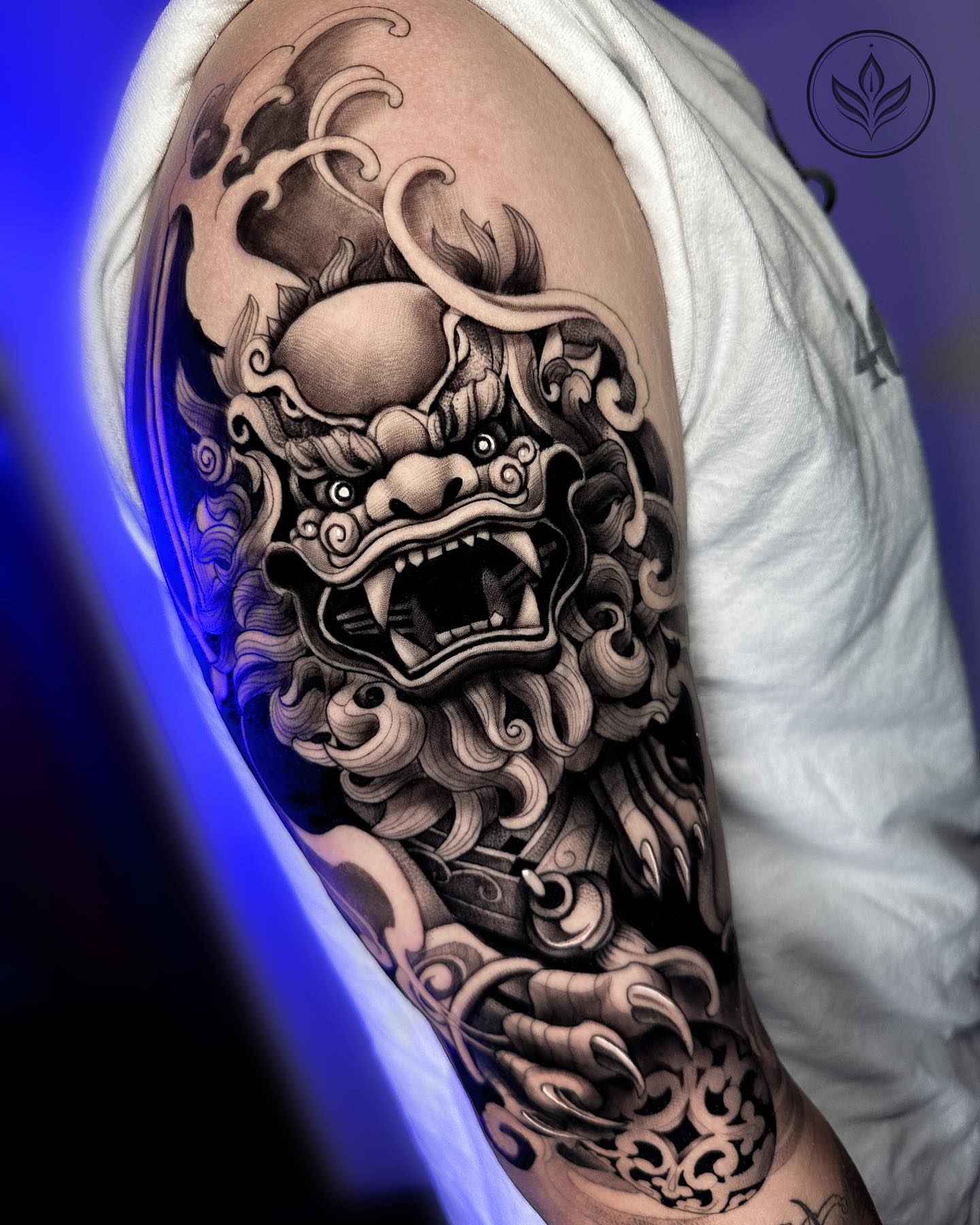 Tattoo by @tommytattoo333 — black_and_grey