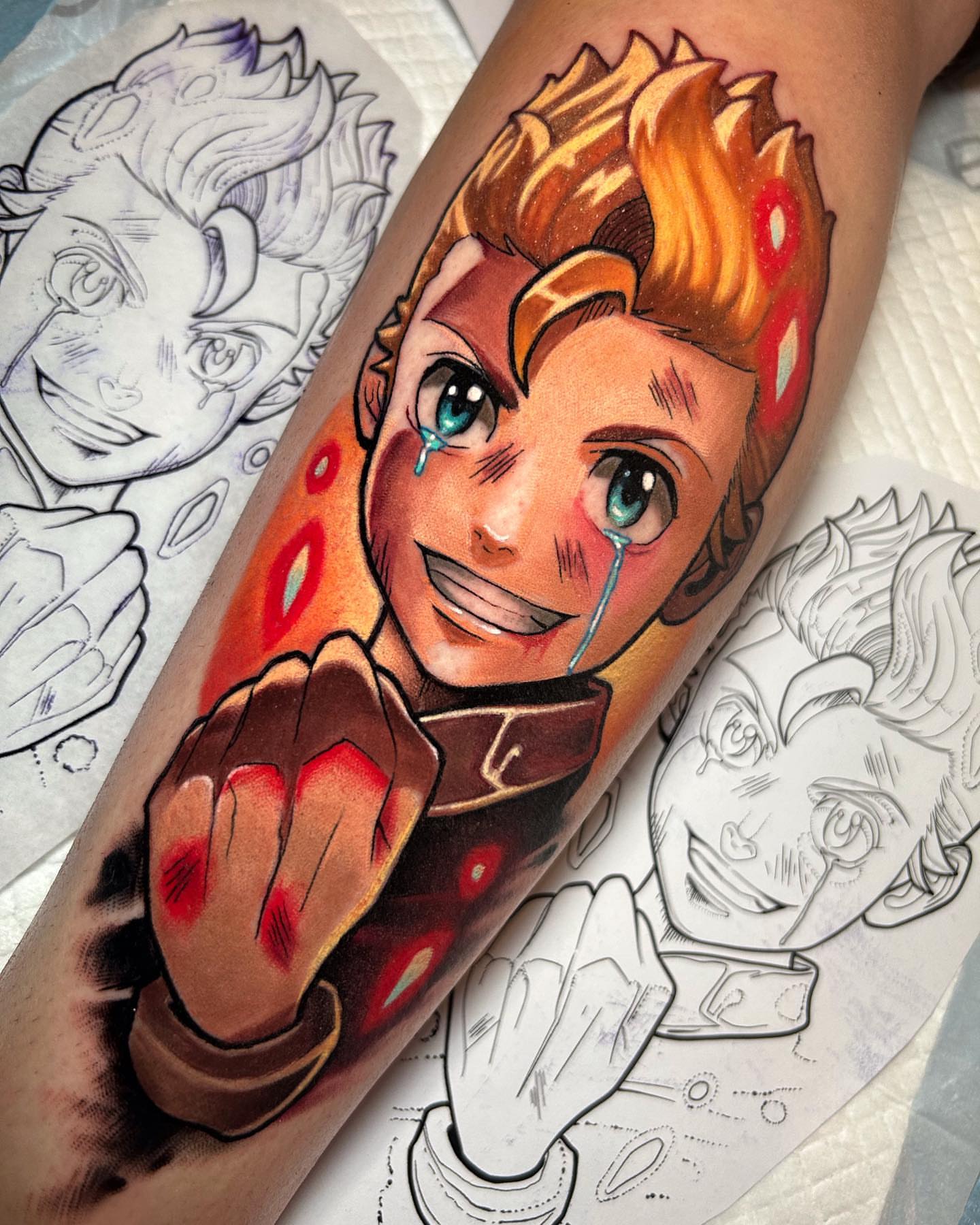 Tattoo by @teamrockettattoo — anime