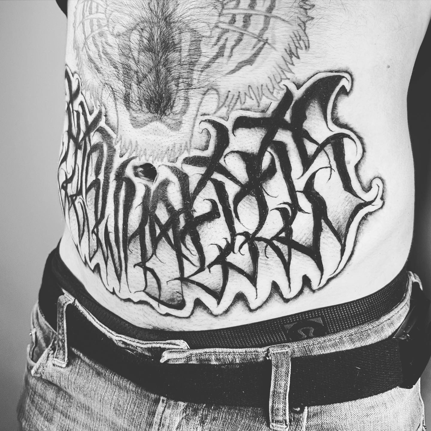 Tattoo by @theclovengnome — black_and_grey
