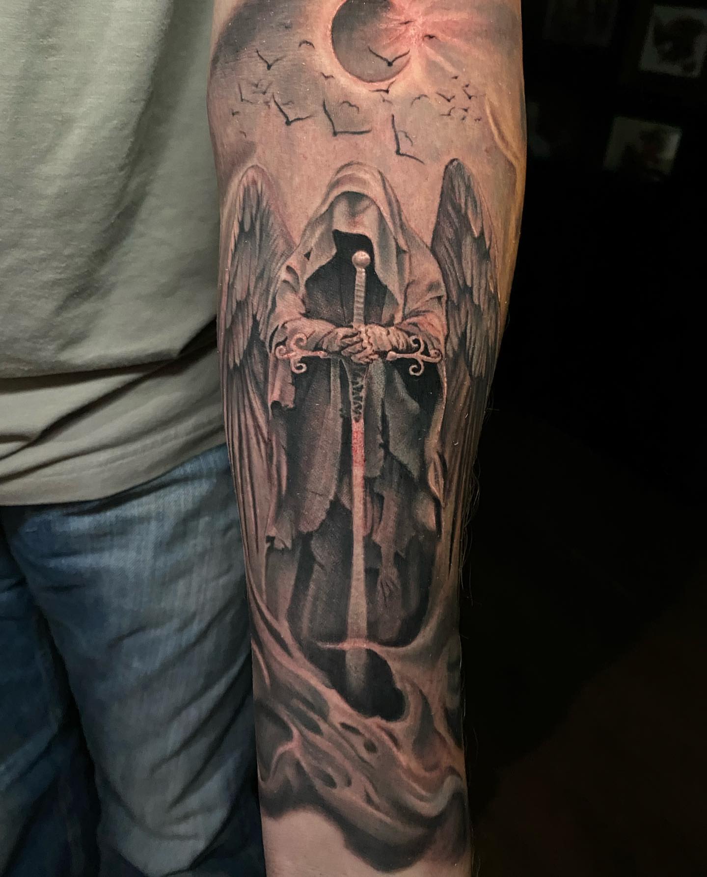 Tattoo by @jpeck_tattoos — dark_realism