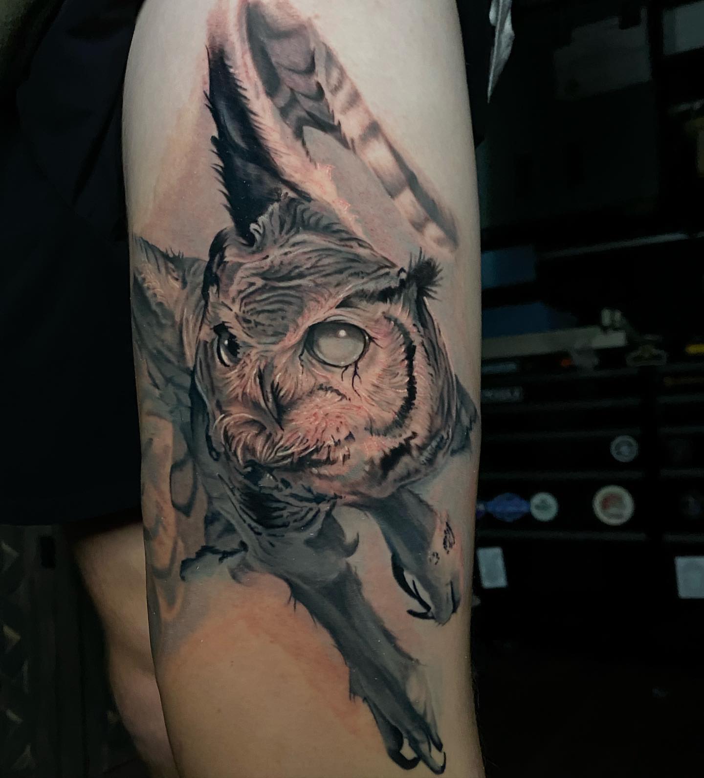 Tattoo by @jpeck_tattoos — realism, dark_realism