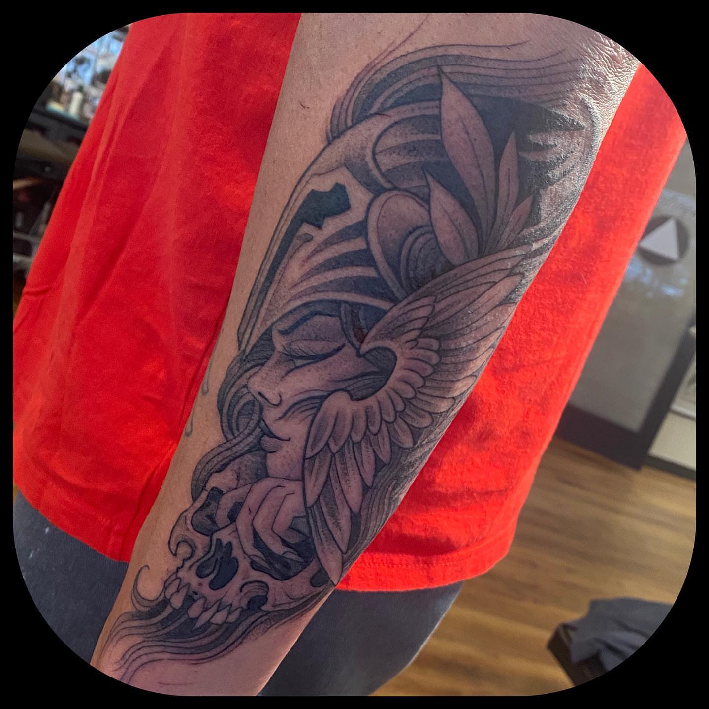 Tattoo by @ben_cheesewht โ neo_traditional, black_and_grey