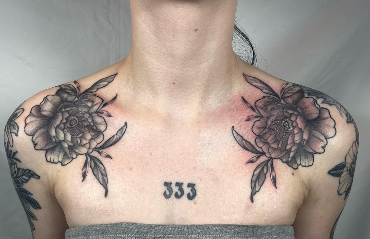 Tattoo by @softnddirty — black_and_grey