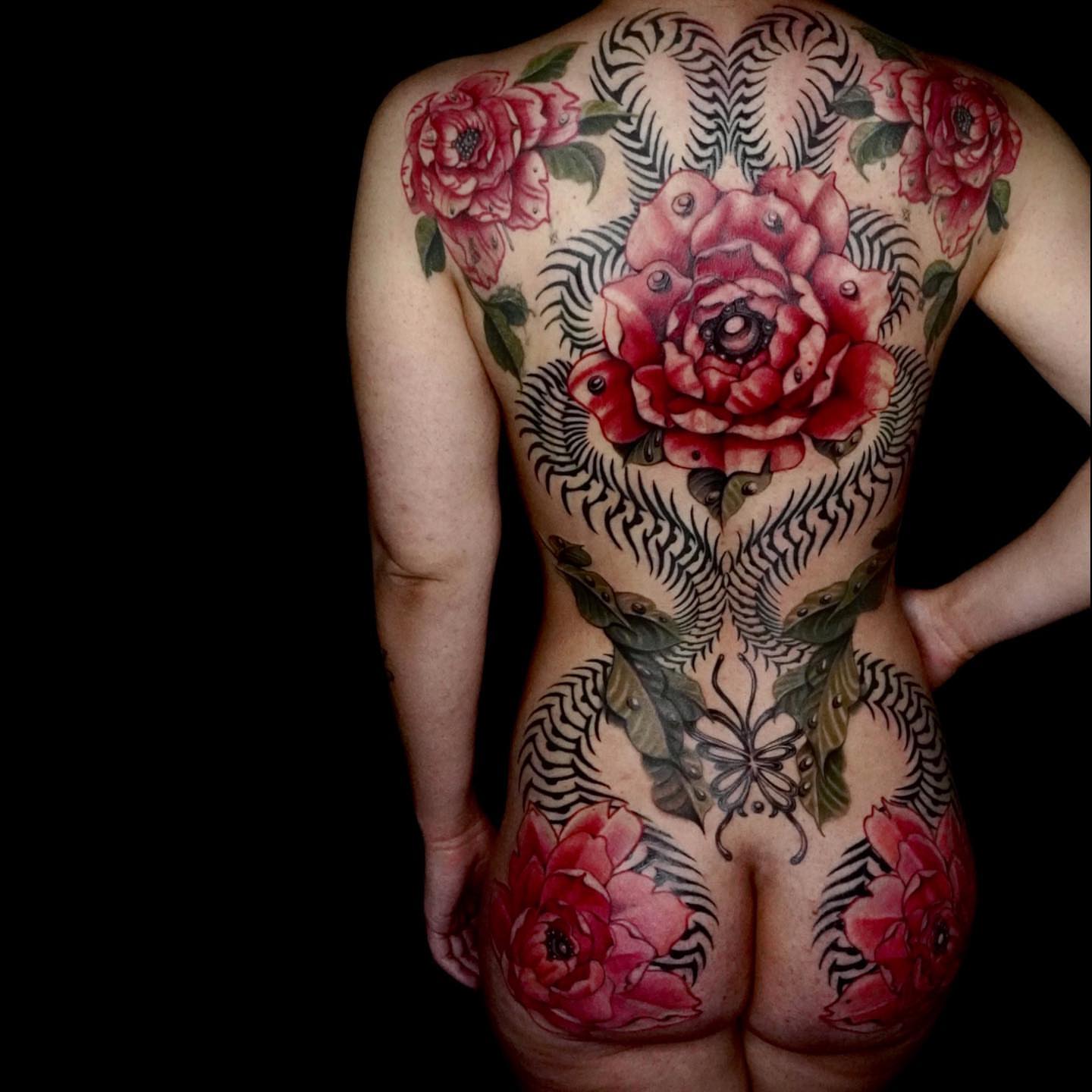 Tattoo by @jaded_youth_ — american_traditional, dotwork