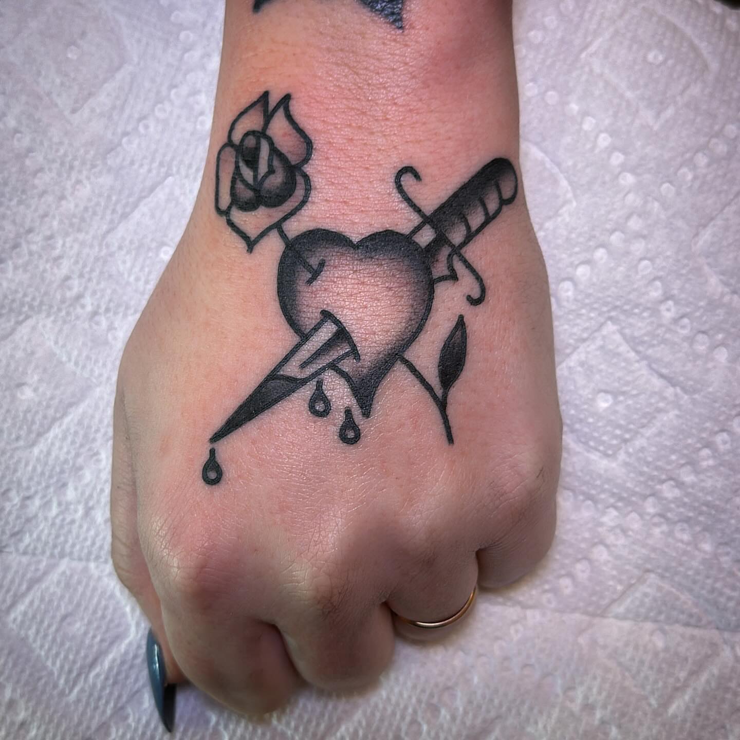 Tattoo by @isaacbrethauer — black_and_grey