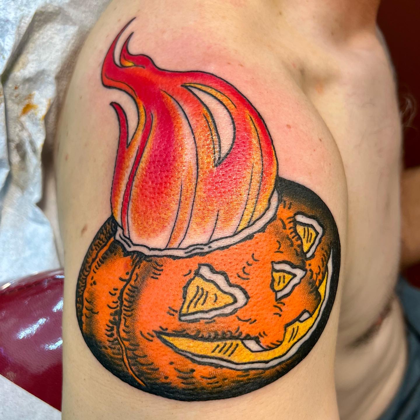 Tattoo by @mikeatidwell — american_traditional