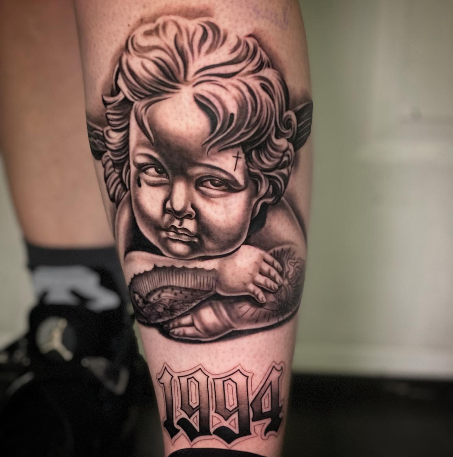 Tattoo by @tattoosbysergiomendez — american_traditional, black_and_grey