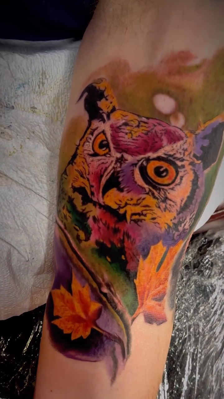 Tattoo by @bloodmoney_tattoos — realism, watercolor