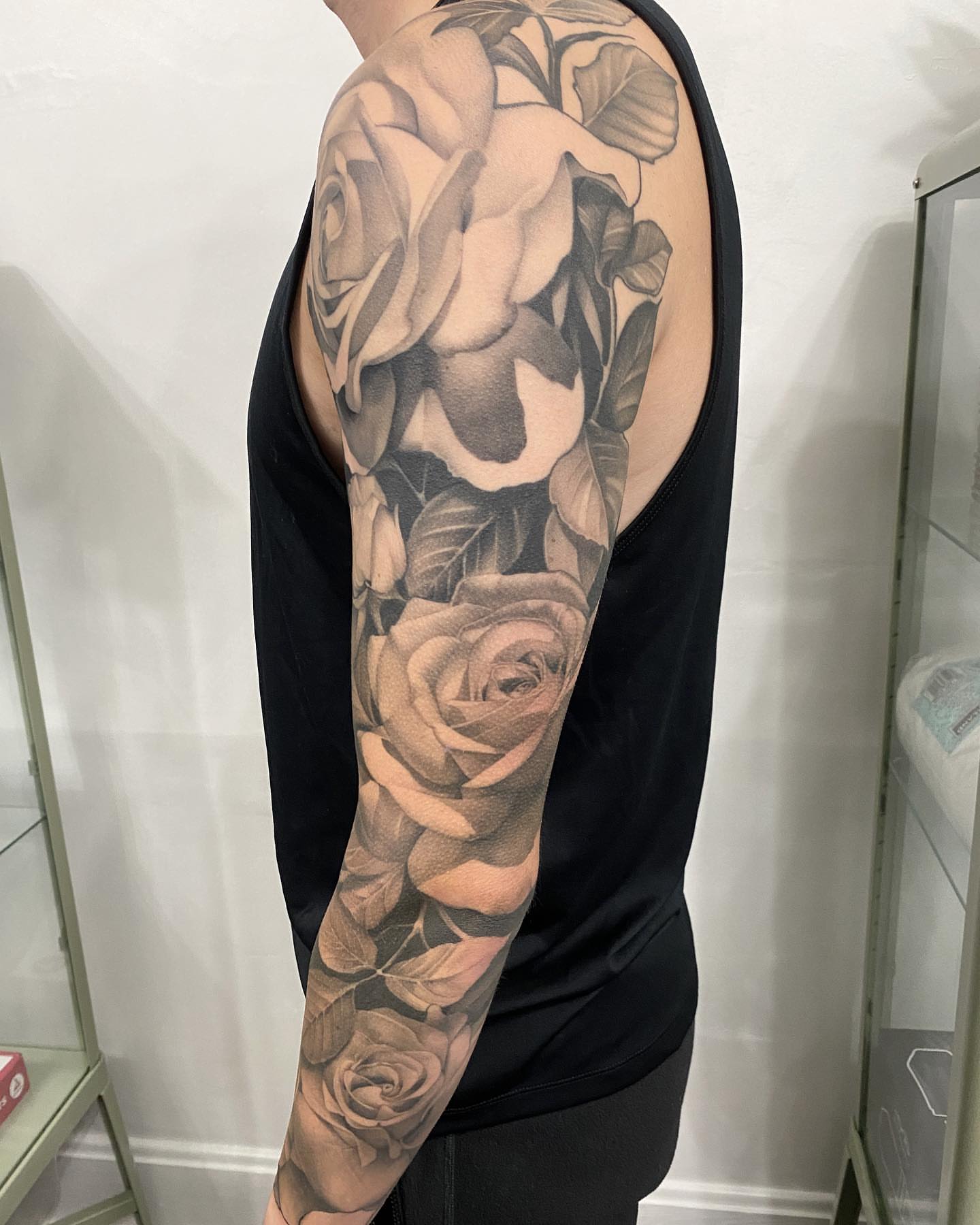 Tattoo by @delaneyink — black_and_grey, realism