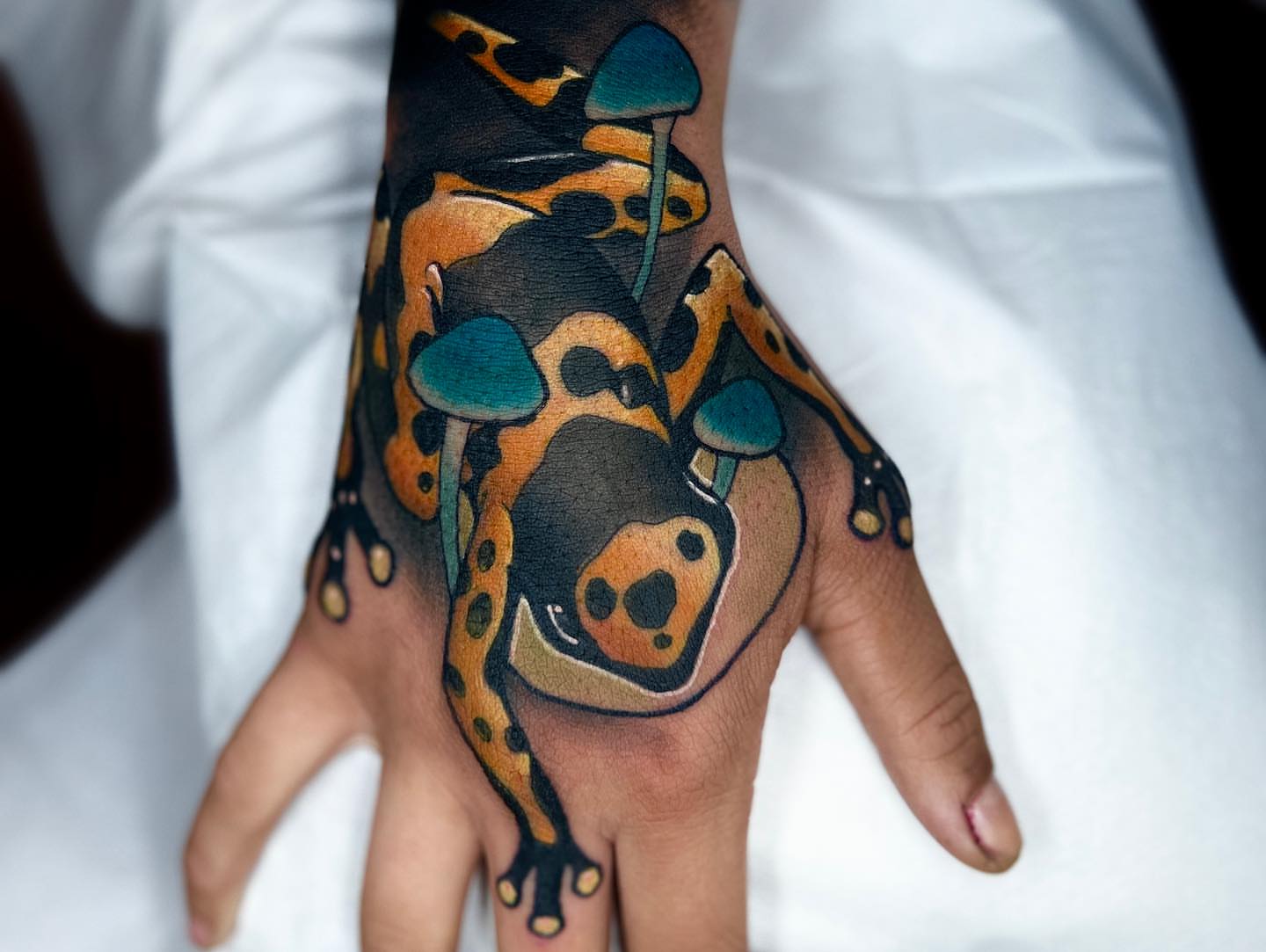 Tattoo by @brandonbadluck — new_school