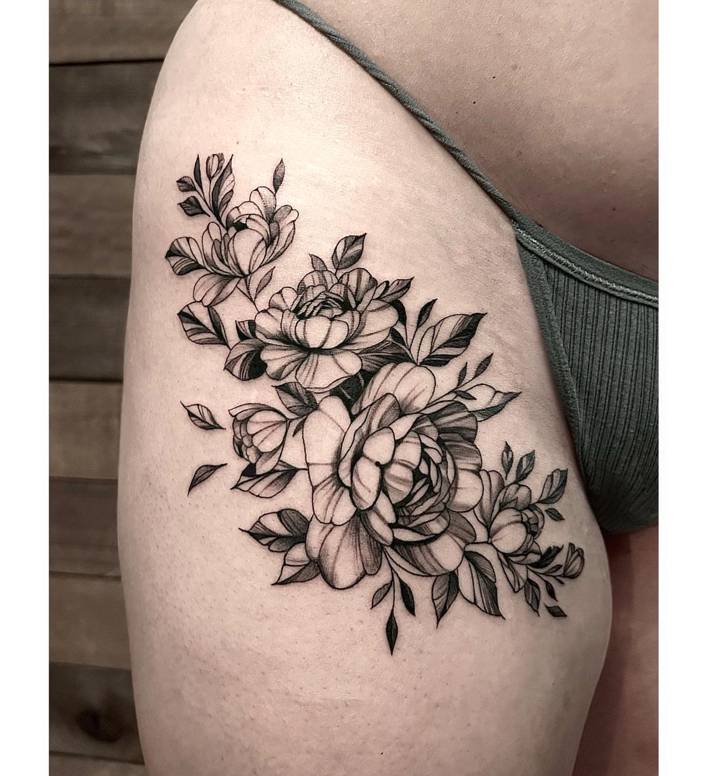 Tattoo by @jxrtattoos — black_and_grey