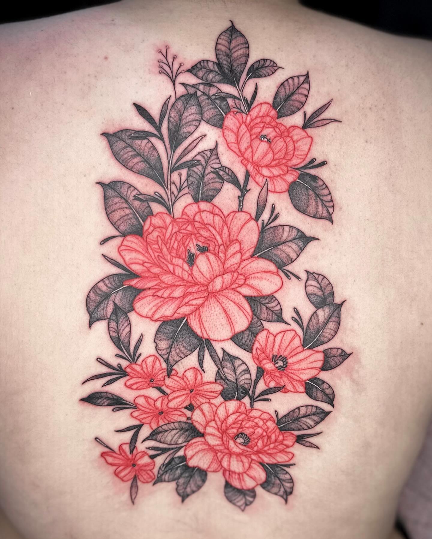 Tattoo by @doomedtattoo — dotwork, realism