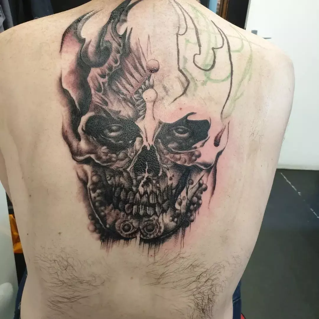 Tattoo by @barragantattoos — dark_realism