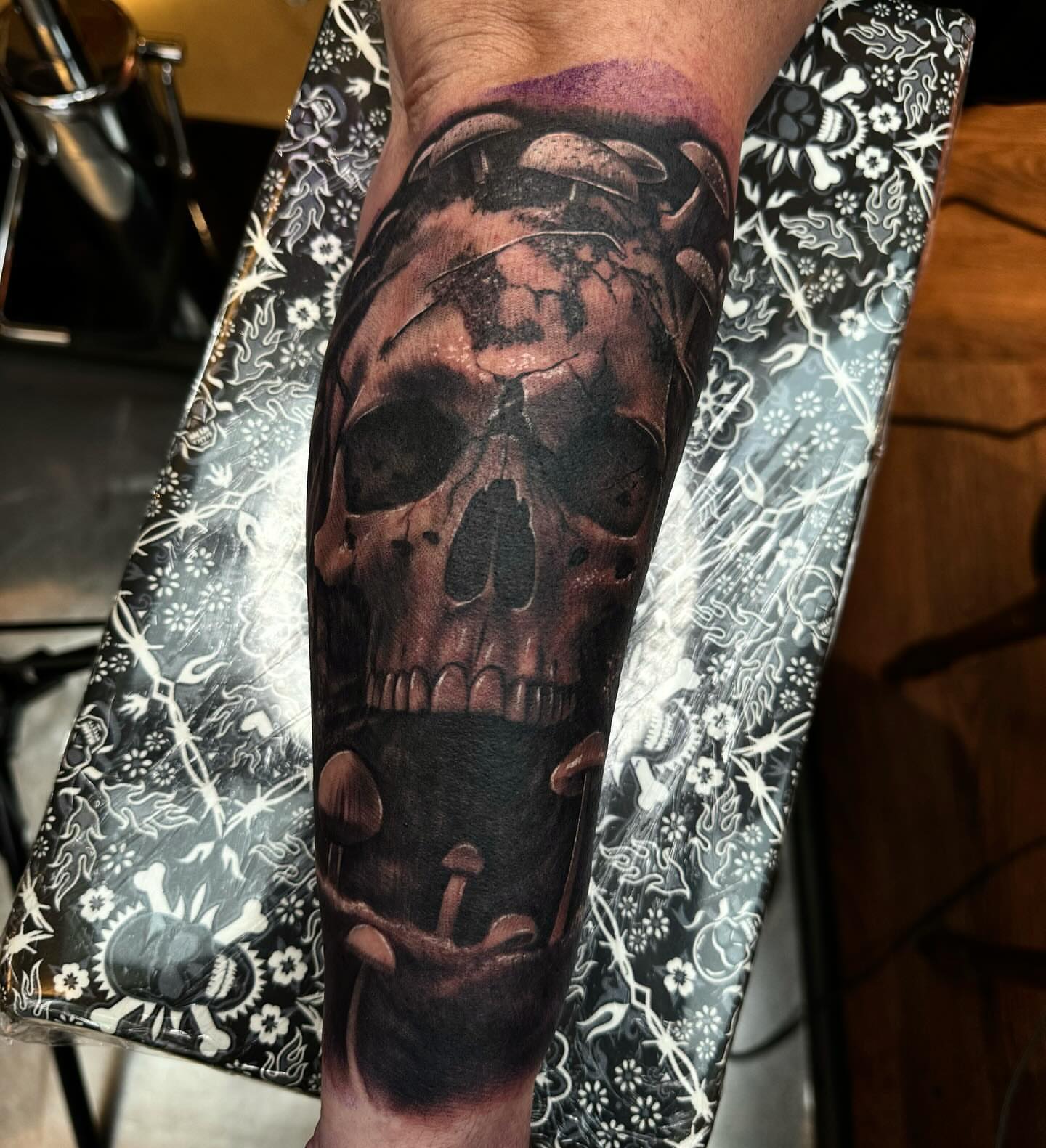 Tattoo by @brycemoodietattoo — realism, dark_realism