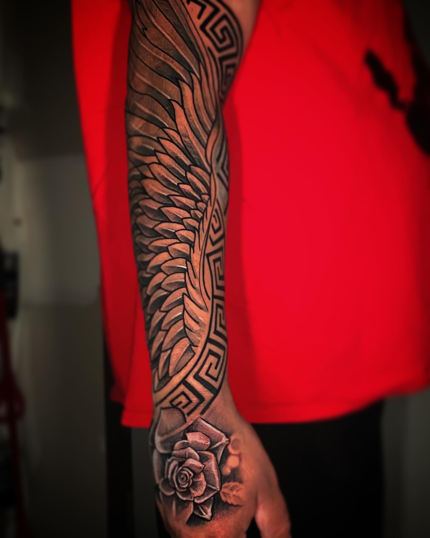 Tattoo by @gunnarquispe β black_and_grey, geometric