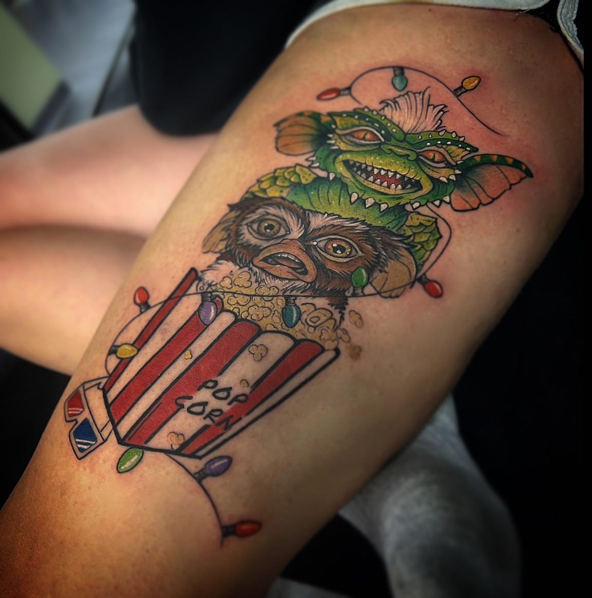 Tattoo by @ambergram_chicago — american_traditional, dotwork