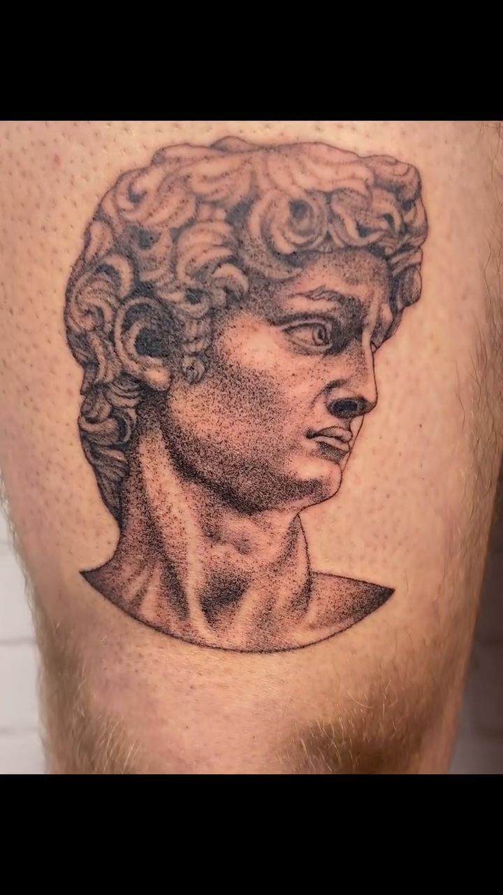 Tattoo by @laneybtattoos — realism, black_and_grey