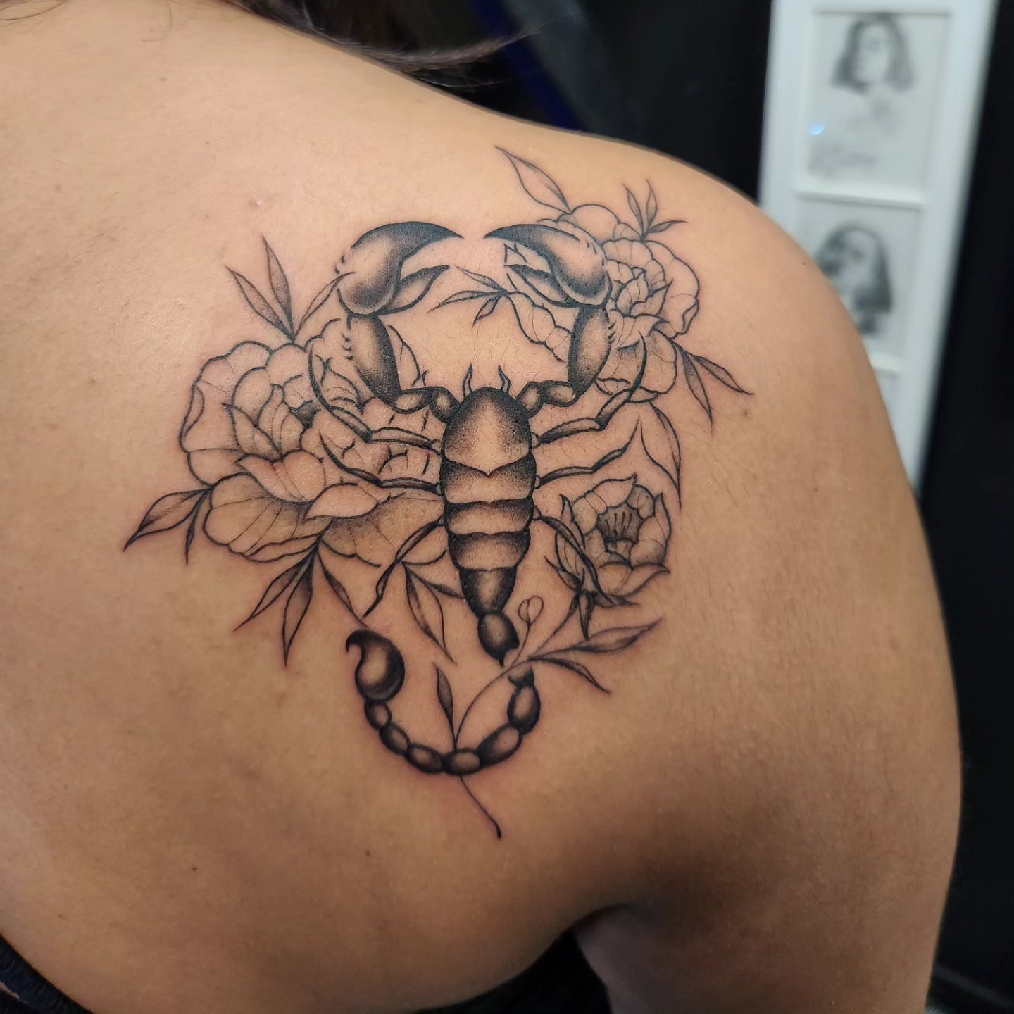 Tattoo by @stone_man720 — black_and_grey