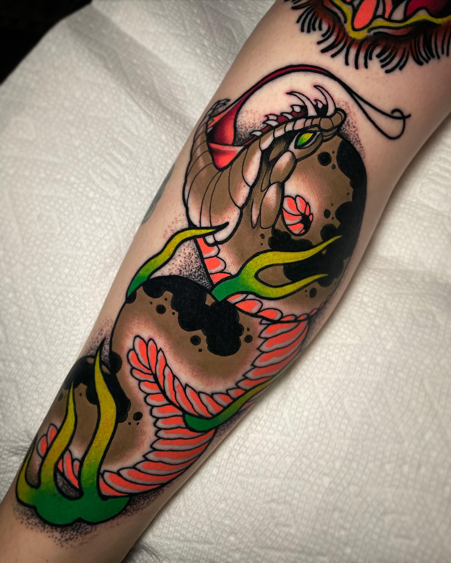 Tattoo by @corycartwright — american_traditional, dotwork